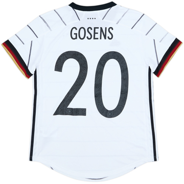 2020-21 Germany Maillot Domicile Gosens #20 (Taille M Femme)
