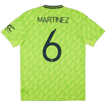 2022-23 Manchester United Maillot Third Martinez #6 (M)