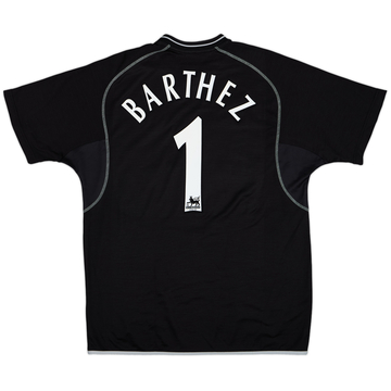 2000-02 Manchester United Maillot Gardien Barthez #1 - 8/10 - (L)