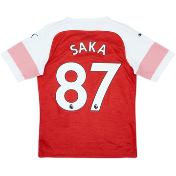 2018-19 Arsenal Maillot domicile Saka #87 - 5/10 - (S)
