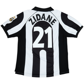 1997-98 Juventus Maillot Domicile Centenaire Zidane #21 - 7/10 - (XL)