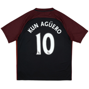 2016-17 Manchester City Maillot extérieur Kun Aguero #10 - 7/10 - (XL)