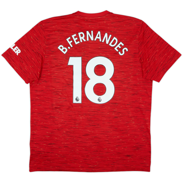 Maillot domicile Manchester United 2020-21 B.Fernandes #18 - 5/10 - (XL)