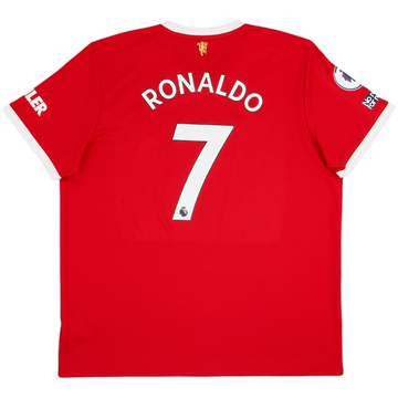 2021-22 Manchester United Maillot Domicile Ronaldo #7 - 10/10 - (XXL)