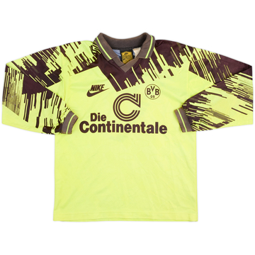1992-93 Borussia Dortmund Maillot Domicile L/S - 6/10 - (13-14 ans)