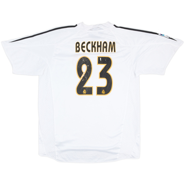2004-05 Real Madrid Maillot domicile Beckham #23 - 5/10 - (XL)