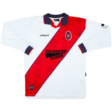 Maillot Cagliari Junior édition match extérieur manches longues 2000-01 #19