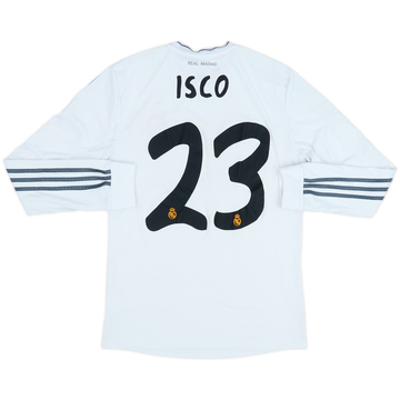 2013-14 Real Madrid Maillot Domicile Manches Longues Isco #23 - 6/10 - (M)