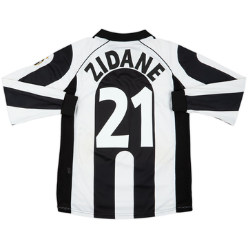 1997-98 Juventus Maillot Domicile Centenaire ML Zidane #21 - 8/10 - (M)