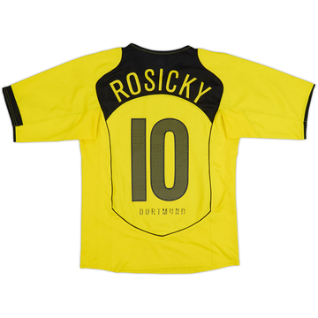 2004-05 Borussia Dortmund Maillot Domicile Rosicky #10 - 6/10 - (S)
