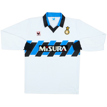 Maillot extérieur Inter Milan 1991-92, version match, #6