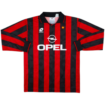 1994-95 AC Milan Maillot domicile basique manches longues - 8/10 - (L)