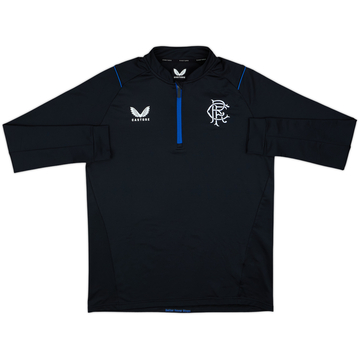 2024-25 Rangers Castore Haut d'entraînement 1/4 zip - 10/10 - (M)