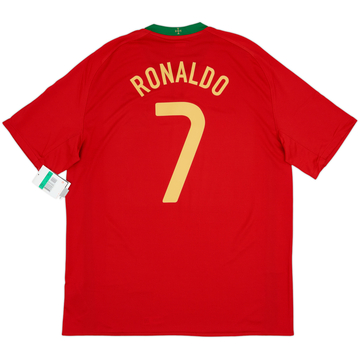 Maillot domicile Portugal 2008-10 Ronaldo #7 (XL)