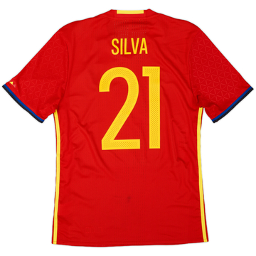 2016-17 Spain Maillot Domicile Authentique Silva #21 - 8/10 - (M)