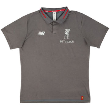 2018-19 Liverpool New Balance Polo - 6/10 - (M)