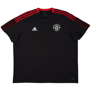 2021-22 Manchester United adidas Polo - 9/10 - (XXL)