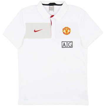 2009-10 Manchester United Nike Polo - 7/10 - (M)