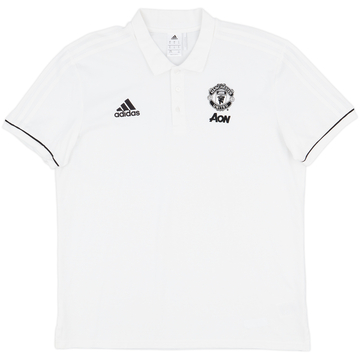 2017-18 Manchester United adidas Polo - 8/10 - (XL)