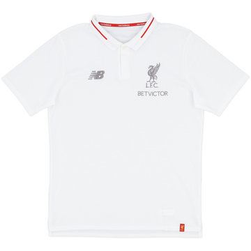 2017-18 Liverpool New Balance Polo - 9/10 - (M)