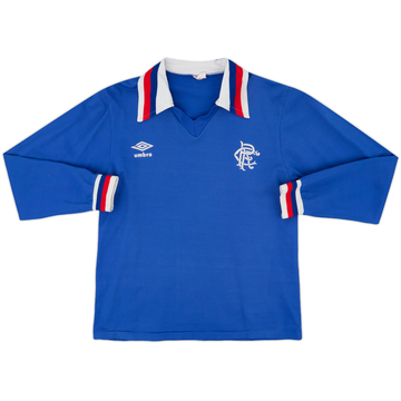 Maillot domicile Rangers 1978-82 manches longues - 6/10 - (M)