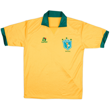 1990 Brésil Maillot domicile - 8/10 - (L)