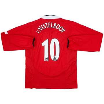 2004-06 Manchester United Maillot domicile ML v.Nistelrooy #10 - 10/10 - (L)