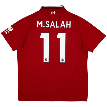 2018-19 Liverpool Maillot Domicile M.Salah #11 - 6/10 - (L)