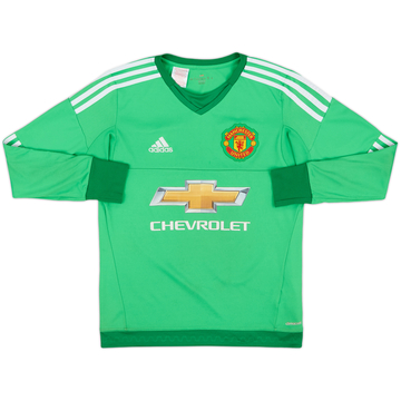 2015-16 Manchester United Maillot GK - 7/10 - (L.Boys)