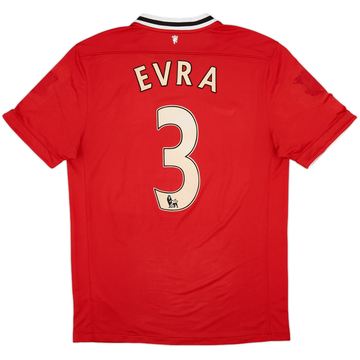 2011-12 Manchester United Maillot Domicile Evra #3 - 6/10 - (L)