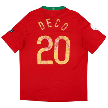 2008-10 Portugal Maillot Domicile Deco #20 - 5/10 - (M)