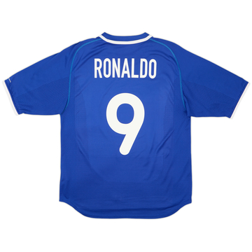 2000-02 Brazil Maillot extérieur Ronaldo #9 - 8/10 - (L)