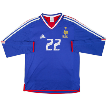 2004-06 France Maillot Féminin Domicile ML Version Match #22 - 6/10