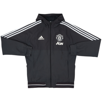 2018-19 Manchester United adidas Veste de pluie à capuche - 8/10 - (M)