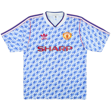 1990-92 Manchester United Maillot Extérieur - 9/10 - (M)
