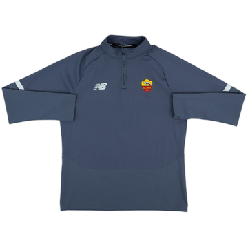 2021-22 Roma New Balance Haut d'entraînement 1/4 zip - 8/10 - (XL)