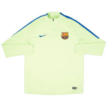 2017-18 Barcelona Nike Haut d'entraînement 1/4 zip - 7/10 - (XL)
