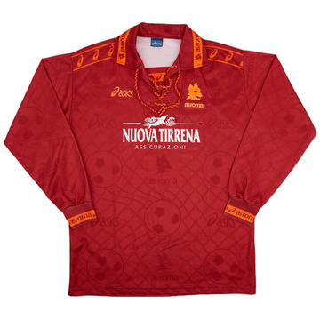 1994-95 Roma Domicile Maillot ML - 8/10 - (L)