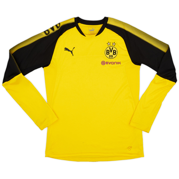 2017-18 Borussia Dortmund Puma Maillot d'entraînement manches longues - 8/10 - (M)