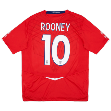 2008-10 Maillot extérieur Angleterre Rooney 10 - 8/10 - (XL)