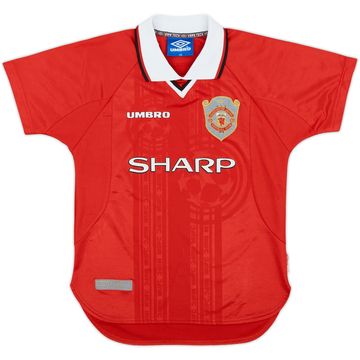 1997-00 Manchester United Maillot CL - 6/10 - (M. Garçons)