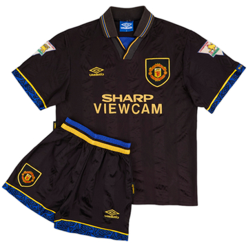 1993-95 Manchester United Maillot et short extérieur - 8/10 - (M.Boys)