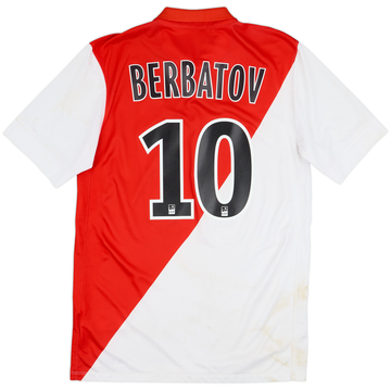 2014-15 Monaco Maillot Domicile Berbatov #10 - 4/10 - (S)