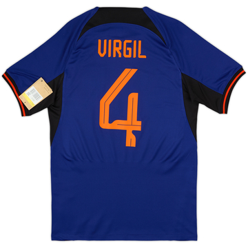 2022-23 Maillot Extérieur Pays-Bas Virgil #4 (S)