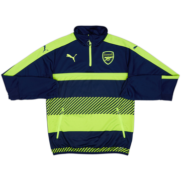 2016-17 Arsenal Puma Haut d'entraînement 1/4 Zip - 8/10 - (S)