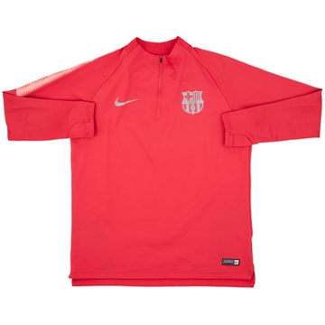 2018-19 Barcelona Nike Haut d'entraînement 1/4 Zip - 6/10 - (L)