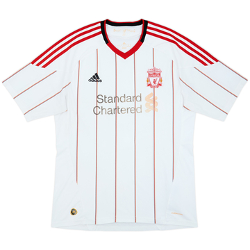 2010-11 Liverpool Maillot extérieur - 4/10 - (L)