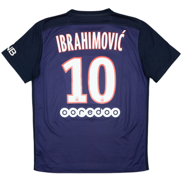 2015-16 Paris Saint-Germain Maillot domicile Ibrahimovic #10 - 5/10 - (M)