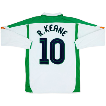 2003-05 Ireland Maillot Extérieur Manches Longues R.Keane #10 - 6/10 - (M)