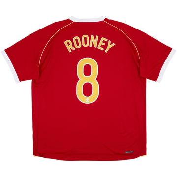 2006-07 Manchester United Maillot Domicile Rooney #8